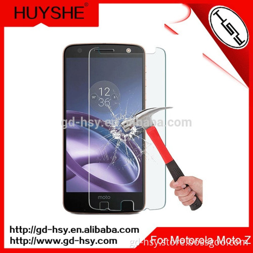 HUYSHE factory price anti-shock tempered glass screen protector for Moto Z